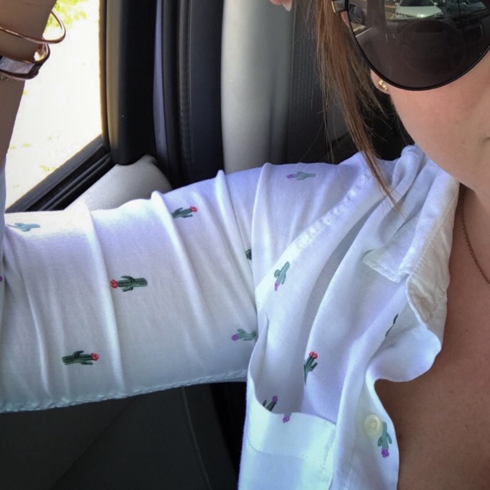 Old Navy Cactus button up